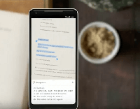 Scanning ticket Google Lens 
